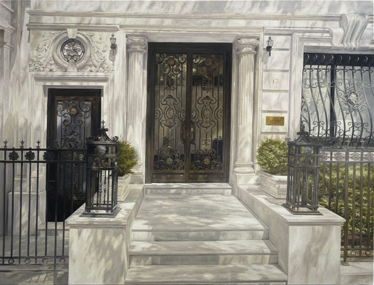 17 East 83rd Street, oil on canvas, 36 x 48 in.