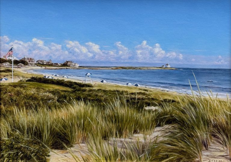 NAPATREE DUNE VIEW | 9 X 12 IN | OIL ON BOARD