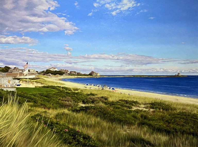 SUMMER IN WATCH HILL | 36 X 48 IN | OIL ON CANVAS