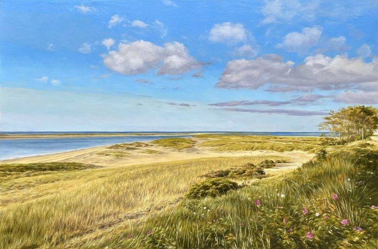Lighthouse Beach, Chatham oil on Panel, 20 x 30 in.