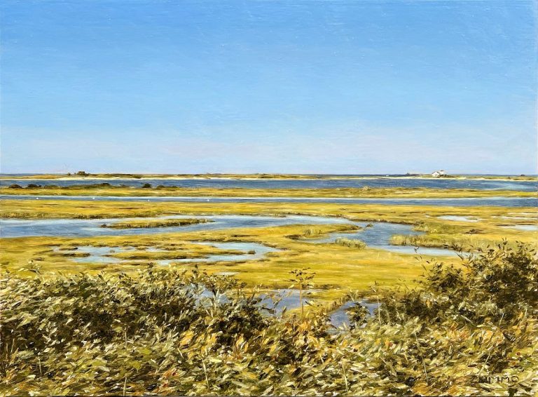 Monomoy Marshes, Chatham oil on Panel, 9 x 12 in.