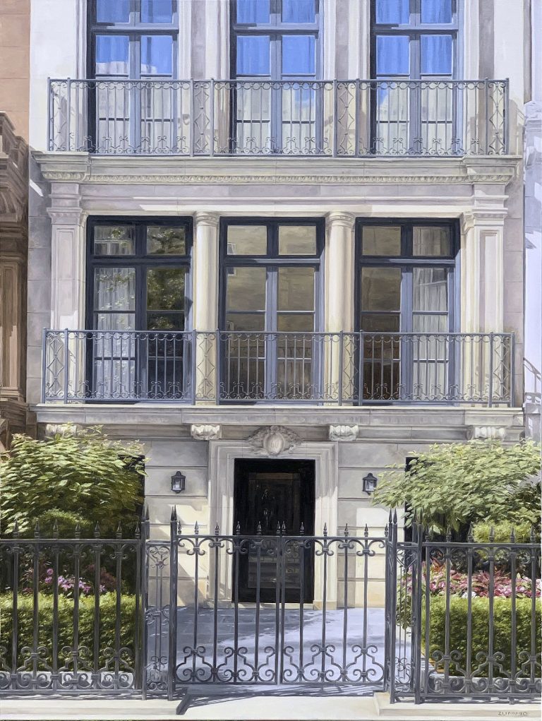 60 East 83rd Street, oil on canvas, 54 x 36 in.