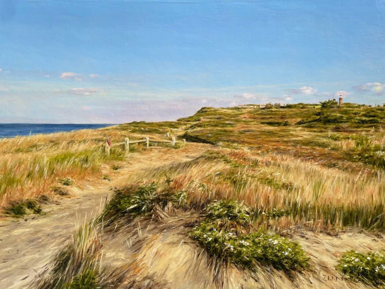 Moshup Path, oil on Panel, 9 x 12 in. Framed